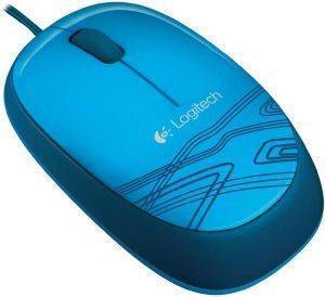 LOGITECH M105 CORDED OPTICAL MOUSE BLUE