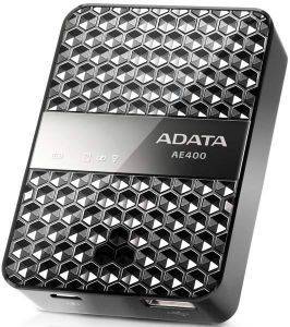 ADATA DASHDRIVE AIR AE400 WIRELESS STORAGE READER WITH POWER BANK 5000MAH