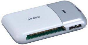 AKASA AK-CR-05U3SL MULTI CARD READER USB3.0 SILVER