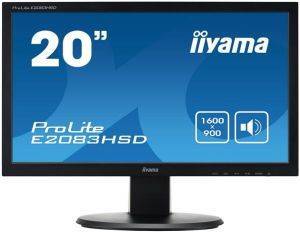 IIYAMA PROLITE E2083HSD-B1 19.5\'\' LED MONITOR WITH SPEAKERS BLACK IIYAMA PROLITE E2083HSD-B1 19.5\'\' LED MONITOR WITH SPEAKERS BLACK