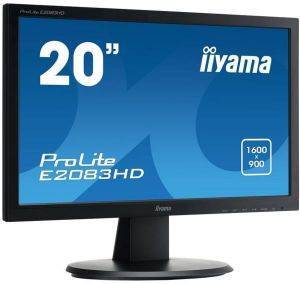 IIYAMA PROLITE E2083HD-B1 19.5\'\' LED MONITOR BLACK IIYAMA PROLITE E2083HD-B1 19.5\'\' LED MONITOR BLACK
