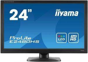 IIYAMA PROLITE E2480HS 23.6\'\' LED MONITOR FULL HD WITH SPEAKERS BLACK