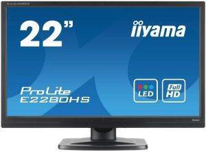 IIYAMA PROLITE E2280HS 21.5\'\' LED MONITOR FULL HD WITH SPEAKERS BLACK IIYAMA PROLITE E2280HS 21.5\'\' LED MONITOR FULL HD WITH SPEAKERS BLACK