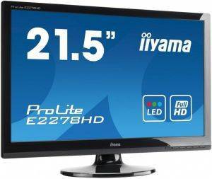 IIYAMA PROLITE E2278HD 21.5\'\' LED MONITOR FULL HD BLACK IIYAMA PROLITE E2278HD 21.5\'\' LED MONITOR FULL HD BLACK