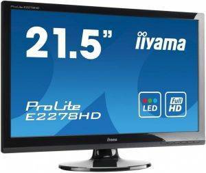 IIYAMA PROLITE E2278HD 21.5\'\' LED MONITOR FULL HD BLACK