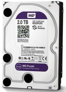 WESTERN DIGITAL WD20PURX PURPLE SURVEILLANCE HARD DRIVE 2TB 3.5\'\' SATA3