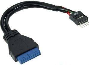 INLINE INTERNAL ADAPTER CABLE USB3.0 TO INTERNAL USB2.0 15CM INLINE INTERNAL ADAPTER CABLE USB3.0 TO INTERNAL USB2.0 15CM