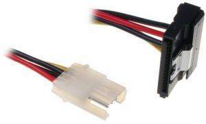 INLINE SATA POWER ADAPTER CABLE TO 4-PIN FLOPPY ANGLED 6CM INLINE SATA POWER ADAPTER CABLE TO 4-PIN FLOPPY ANGLED 6CM