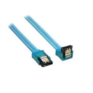 AKASA SATA2-45-BLUV SATA 2 CABLE 45CM BLUE UV WITH LATCH AKASA SATA2-45-BLUV SATA 2 CABLE 45CM BLUE UV WITH LATCH