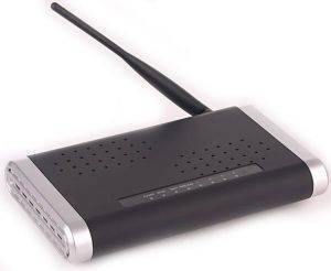 GEMBIRD NSW-R2 802.11G 54M 1 WAN + 4 LAN PORTS WIRELESS BROADBAND ROUTER