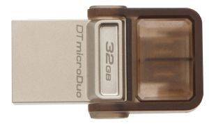 KINGSTON DTDUO/32GB DATATRAVELER MICRODUO 32GB USB2.0 FLASH DRIVE