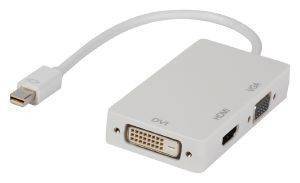 VALUELINE VLMP37465W0.20 MINI DISPLAYPORT TO DVI/VGA/HDMI ADAPTER