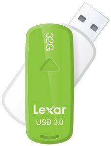 LEXAR JUMPDRIVE S33 32GB USB3.0 FLASH DRIVE GREEN