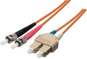 EQUIP 252311 FIBER OPTIC PATCHCABLE ST-SC DUPLEX MM 50/125 OM2 ORANGE LSOH 1M EQUIP 252311 FIBER OPTIC PATCHCABLE ST-SC DUPLEX MM 50/125 OM2 ORANGE LSOH 1M