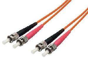 EQUIP 252211 FIBER OPTIC PATCHCABLE ST-ST DUPLEX MM 50/125 OM1/OM2 ORANGE LSOH 1M EQUIP 252211 FIBER OPTIC PATCHCABLE ST-ST DUPLEX MM 50/125 OM1/OM2 ORANGE LSOH 1M