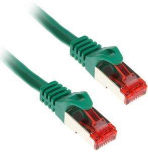 INLINE PATCH CABLE S/FTP CAT.6 RJ45 0.5M GREEN