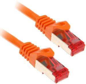 INLINE PATCH CABLE S/FTP CAT.6 RJ45 0.5M ORANGE