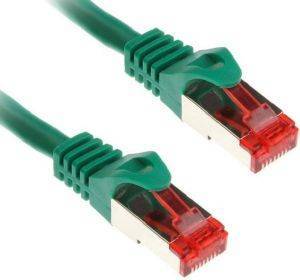 INLINE PATCH CABLE CAT.6 S/FTP RJ45 10M GREEN