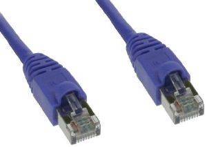 INLINE PATCH CABLE S/FTP CAT.5E RJ45 1M PURPLE INLINE PATCH CABLE S/FTP CAT.5E RJ45 1M PURPLE