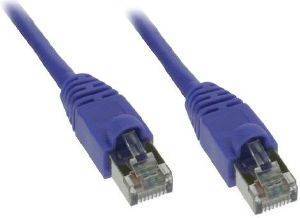 INLINE PATCH CABLE S/FTP CAT.5E RJ45 3M PURPLE