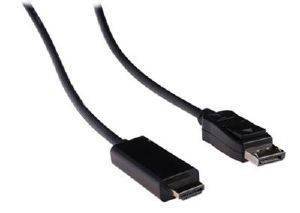 VALUELINE VLCP37100B3.00 DISPLAYPORT TO HDMI CONNECTOR CABLE 3M BLACK VALUELINE VLCP37100B3.00 DISPLAYPORT TO HDMI CONNECTOR CABLE 3M BLACK