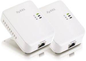 ZYXEL PLA4205 500 MBPS POWERLINE GIGABIT ETHERNET ADAPTER STARTER KIT
