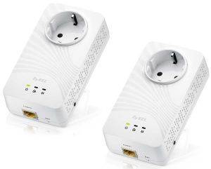 ZYXEL PLA5215 600 MBPS POWERLINE GIGABIT PASS-THRU ETHERNET ADAPTER STARTER KIT ZYXEL PLA5215 600 MBPS POWERLINE GIGABIT PASS-THRU ETHERNET ADAPTER STARTER KIT