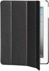 PURO BOOKLET COVER IPAD 2 WITH MAGNET & STAND UP ECO-LEATHER BLACK