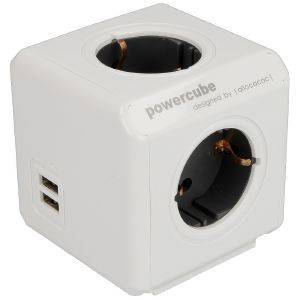 POWERCUBE EXTENDED USB ΠΟΛΥΠΡΙΖΟ 4 ΘΕΣΕΩΝ ΛΕΥΚΟ/ΓΚΡΙ POWERCUBE EXTENDED USB ΠΟΛΥΠΡΙΖΟ 4 ΘΕΣΕΩΝ ΛΕΥΚΟ/ΓΚΡΙ