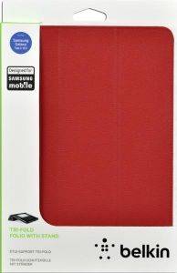 BELKIN F8M394CWC02 TRI-FOLD FOLIO WITH STAND FOR GALAXY TAB2 10.1 RED BELKIN F8M394CWC02 TRI-FOLD FOLIO WITH STAND FOR GALAXY TAB2 10.1 RED