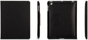 GRIFFIN LEATHER CASE ELAN FOLIO SLIM BLACK IPAD 2/3 GB03822