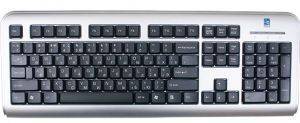 A4TECH A4-LCD-720U X-SLIM KEYBOARD USB SILVER/BLACK US LAYOUT