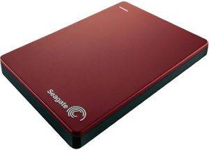 SEAGATE STDR2000203 BACKUP PLUS SLIM PORTABLE DRIVE 2TB USB3.0 RED