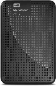 WESTERN DIGITAL WDBHDK0010BBK MY PASSPORT AV-TV 1TB USB3.0 BLACK