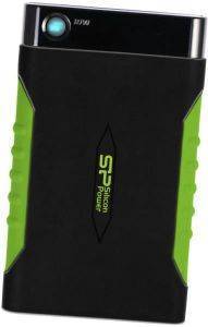 SILICON POWER ARMOR A15 2.5\'\' PORTABLE HDD 1TB USB3.0 SHOCK PROOF BLACK/GREEN