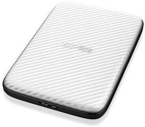 SILICON POWER DIAMOND D20 2.5\'\' PORTABLE HDD 500GB USB3.0 ULTRA-THIN WHITE