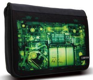CANYON CNL-NB09X 15.6\'\' MESSENGER BAG WITH X-RAYS INSPIRED PATTERN