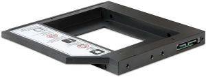 DELOCK 61993 SLIM SATA 5.25\'\' INSTALLATION FRAME FOR 1 X 2.5\'\' SATA HDD DELOCK 61993 SLIM SATA 5.25\'\' INSTALLATION FRAME FOR 1 X 2.5\'\' SATA HDD