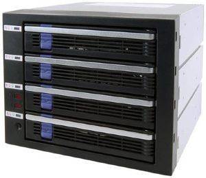 RAIDSONIC ICY DOCK MB454SPF-B 4-IN-3 SATA INTERNAL RAID BACKPLANE BLACK