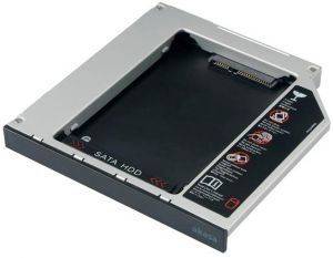 AKASA AK-OA2SSA-BK N.STOR 2.5\'\' SATA HDD/SSD TO LAPTOP SATA ODD BAY