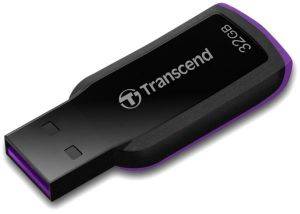 TRANSCEND TS32GJF360 JETFLASH 360 32GB USB2.0 FLASH DRIVE BLACK/VIOLET