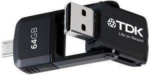 TDK T79219 2-IN-1 MICRO USB2.0 FLASH DRIVE 64GB TDK T79219 2-IN-1 MICRO USB2.0 FLASH DRIVE 64GB