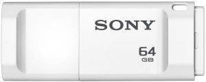 SONY USM64GXW MICROVAULT X SERIES 64GB USB3.0 FLASH DRIVE WHITE
