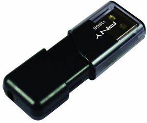 PNY ATTACHE 128GB USB2.0 FLASH DRIVE BLACK