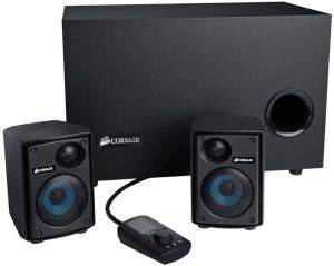 CORSAIR GAMING AUDIO SERIES SP2500 HIGH-POWER 2.1 PC SPEAKER SYSTEM