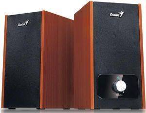 GENIUS SP-HF805B STEREO WOOD SPEAKERS