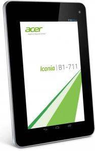 ACER ICONIA B1-711 7\'\' QUAD CORE A9 1.2GHZ 16GB SSD WIFI 3G BT GPS ANDROID 4.1 JB WHITE