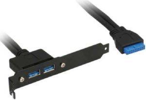 INLINE SLOT PLATE WITH 2XUSB3.0 CONNECTIONS TO INTERNAL USB3.0 INLINE SLOT PLATE WITH 2XUSB3.0 CONNECTIONS TO INTERNAL USB3.0