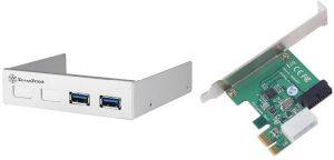 SILVERSTONE EC03S-P PCI-E CARD FOR USB3.0 FRONT PANEL SILVER SILVERSTONE EC03S-P PCI-E CARD FOR USB3.0 FRONT PANEL SILVER