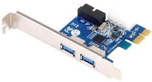 SILVERSTONE EC04-P PCI-E CARD FOR 2 INT./EXT. USB3.0 PORTS